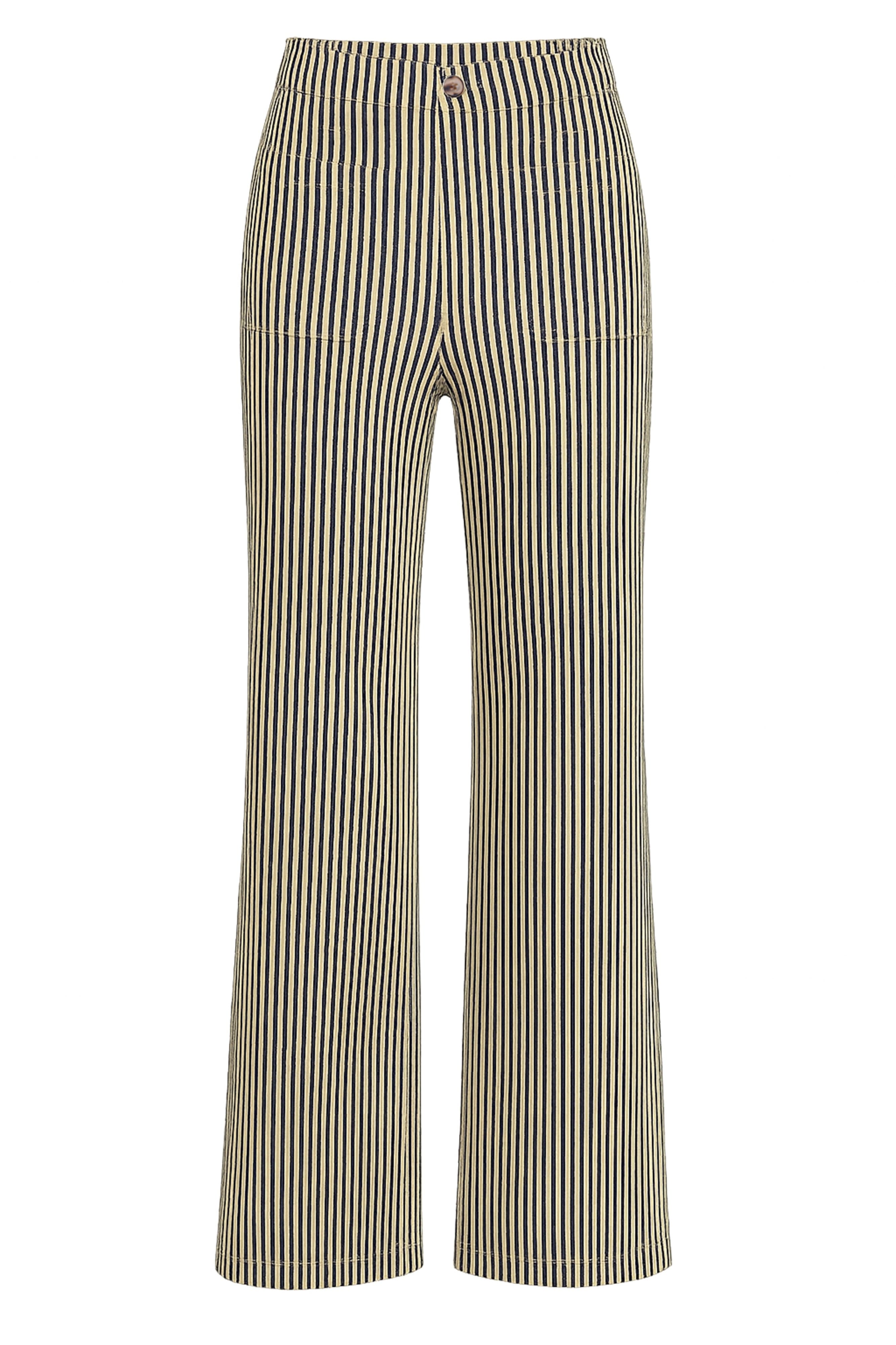 BRISTOL PANT CREAM/BLACK