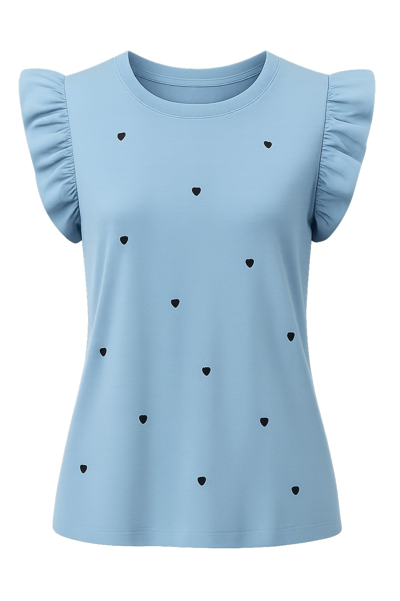 NORTH TOP AIRY BLUE/BLACK IRIS