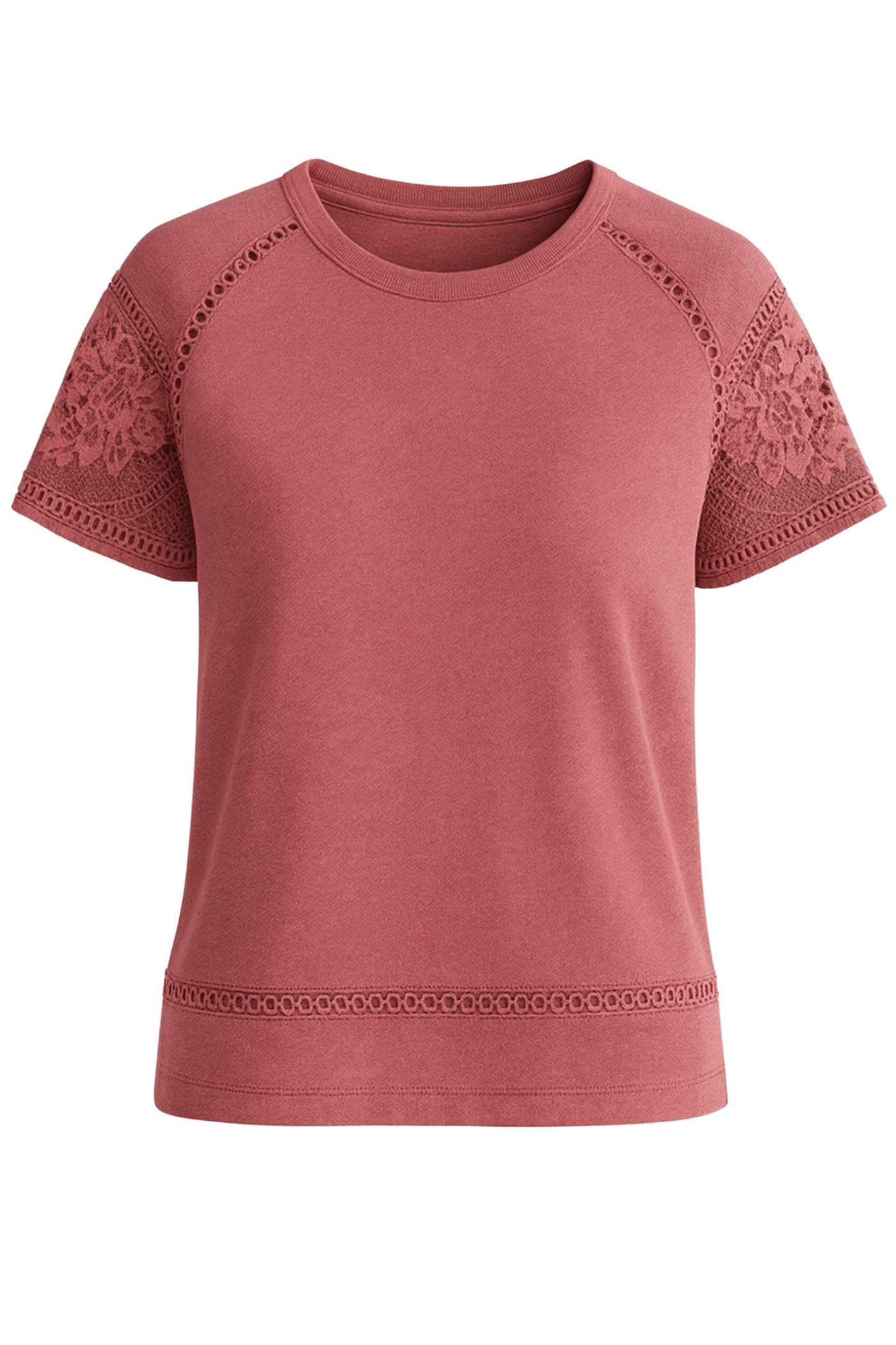 DEIA TOP BLUSHING RED