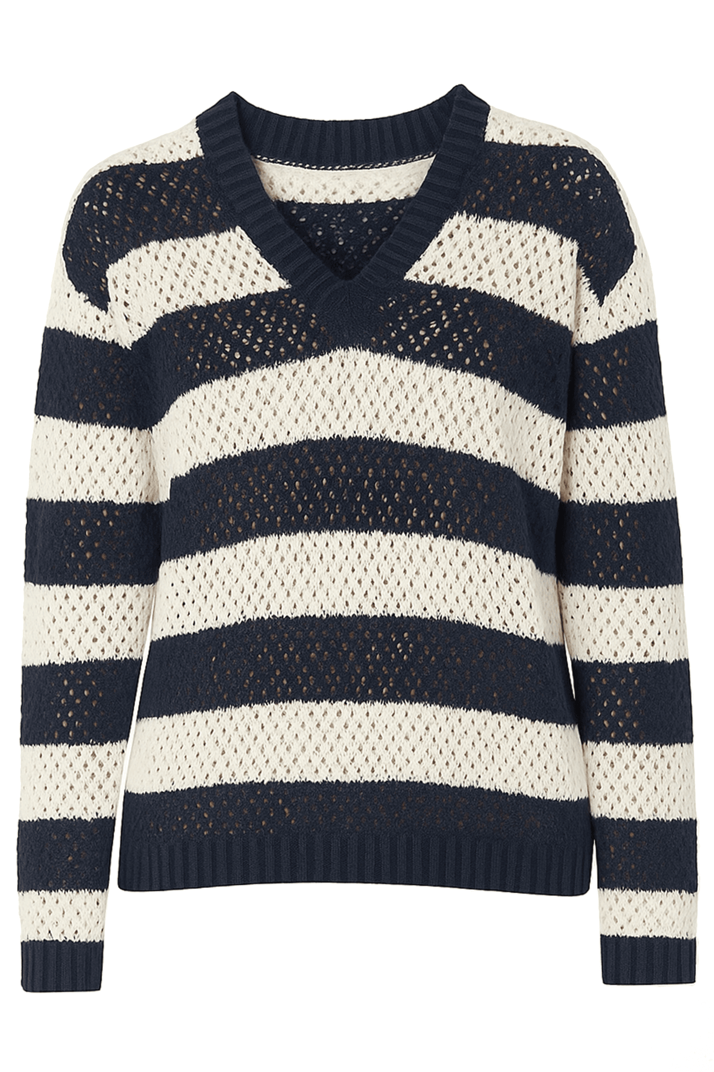 ALANI SWEATER NAVY/CREAM