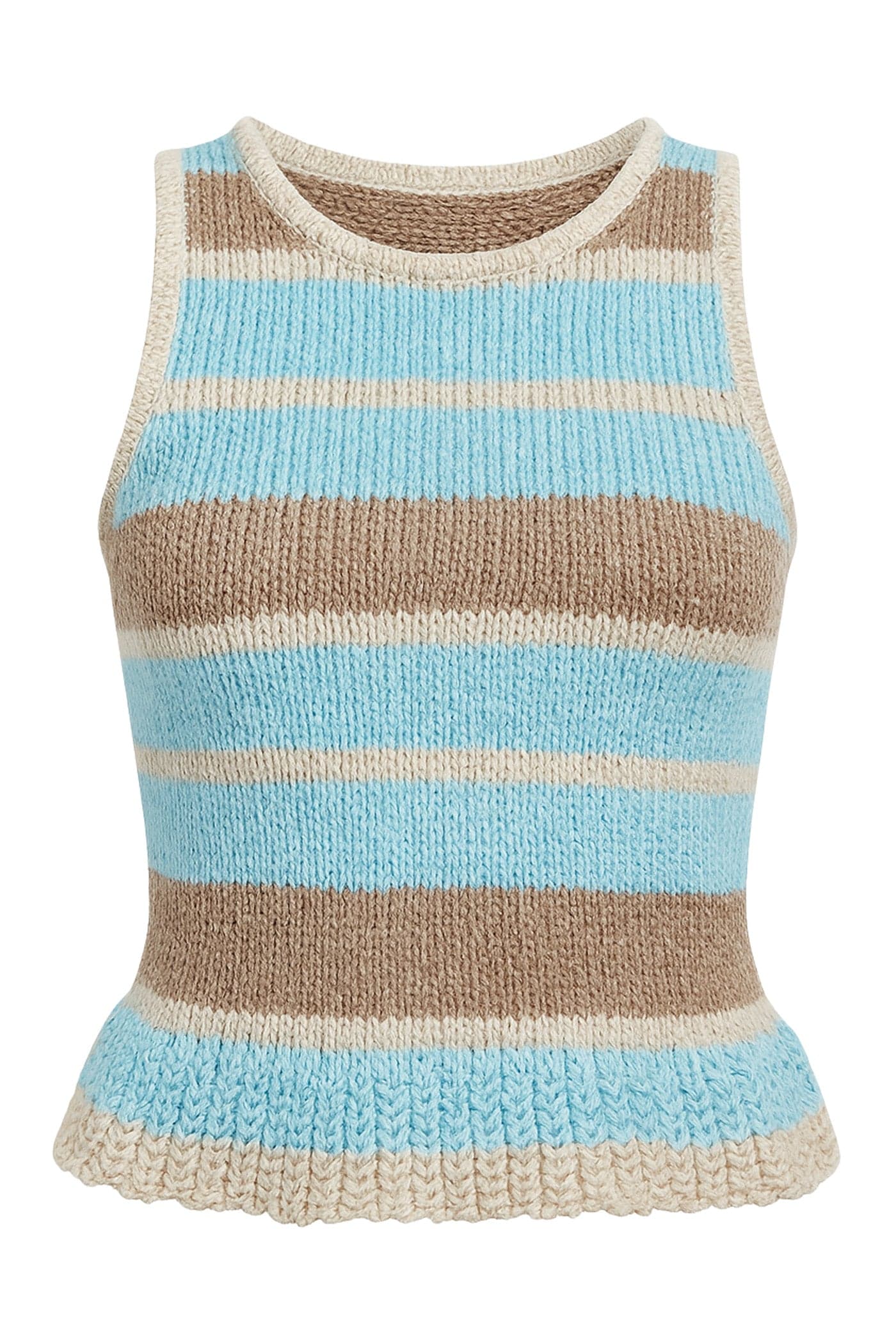JENNA TOP MILKY BLUE STRIPE