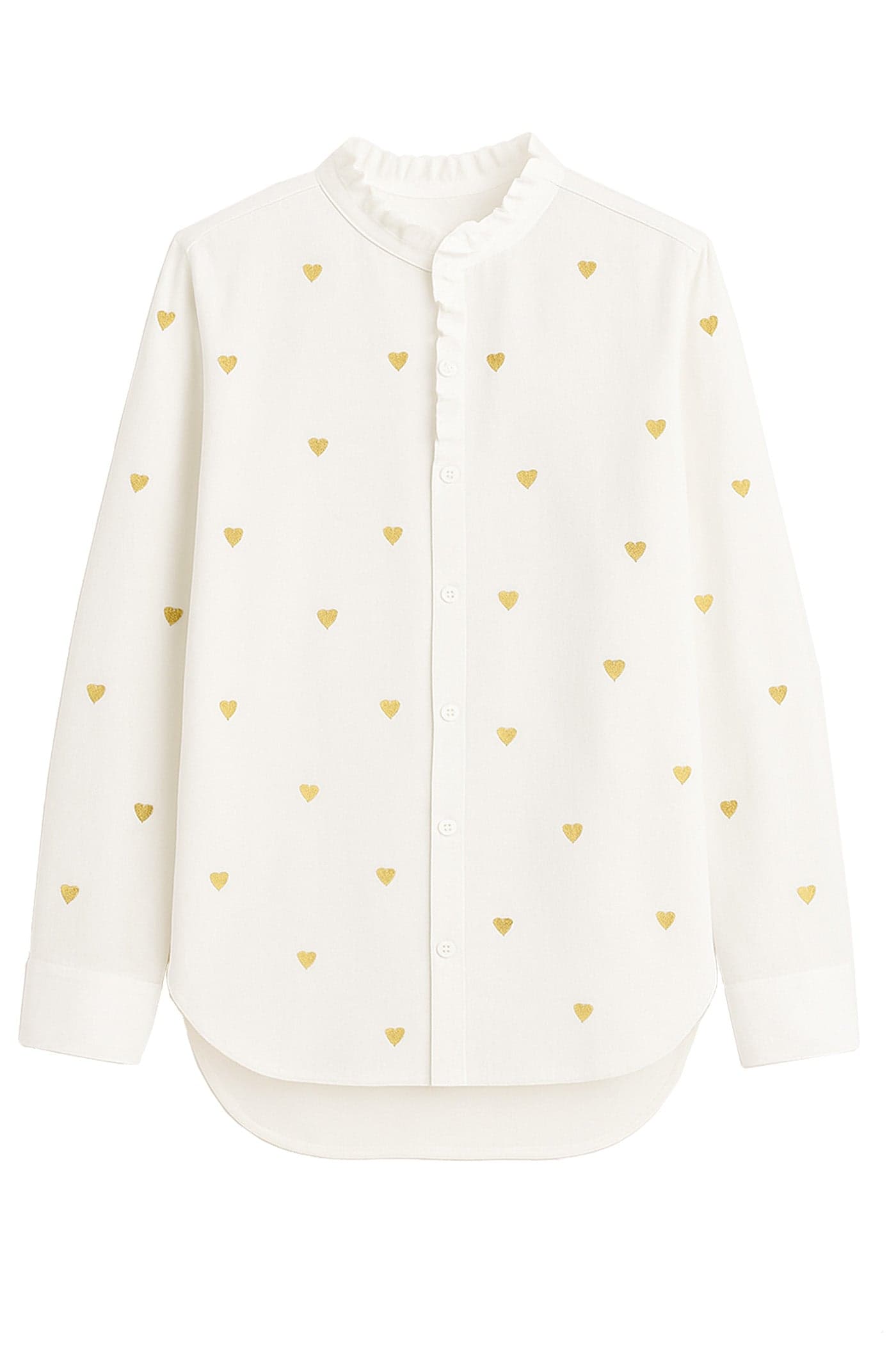 DYLAN TOP WHITE/GOLD