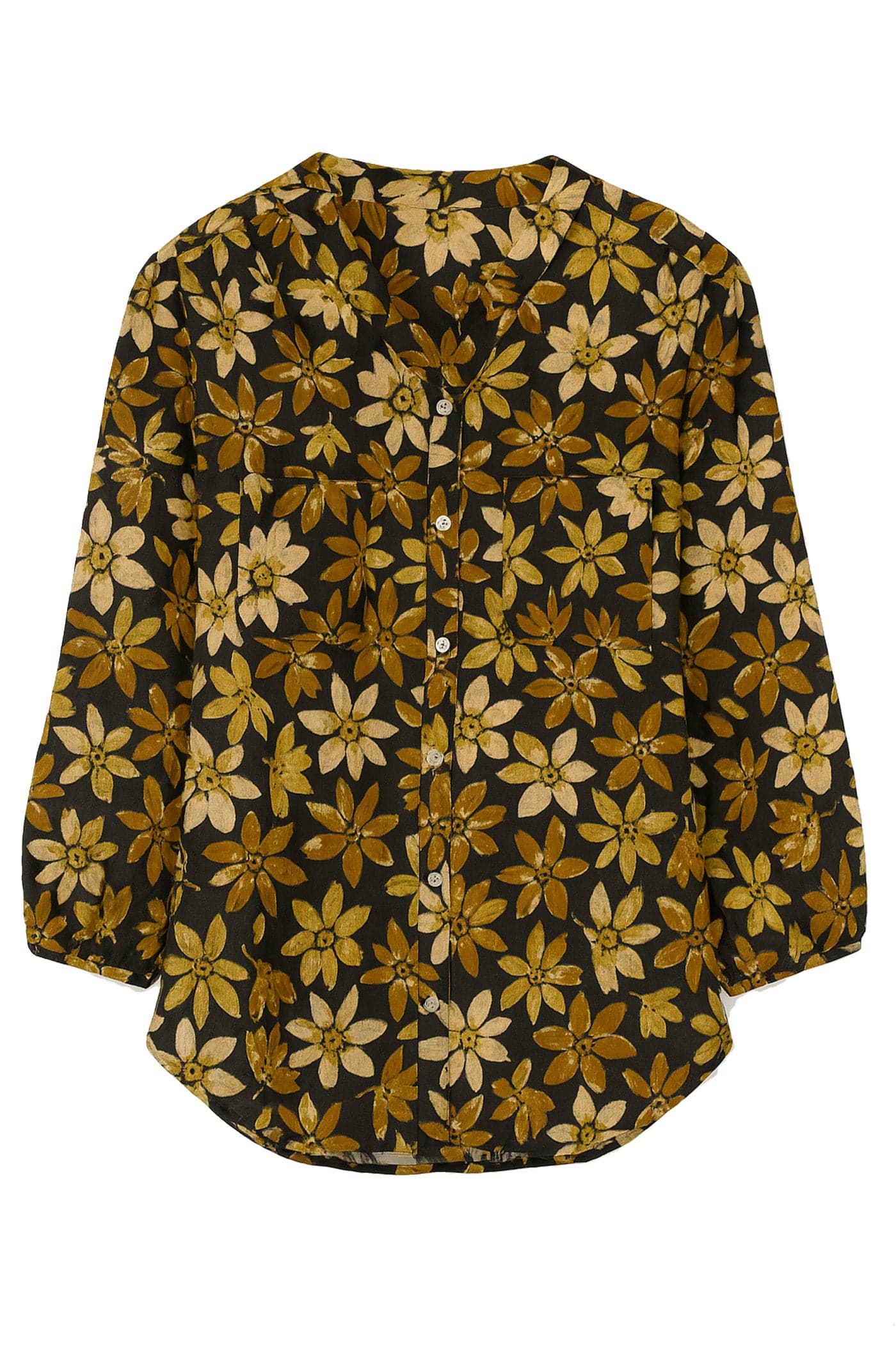 STELLA BLOUSE ANTIQUE OLIVE MEADOW